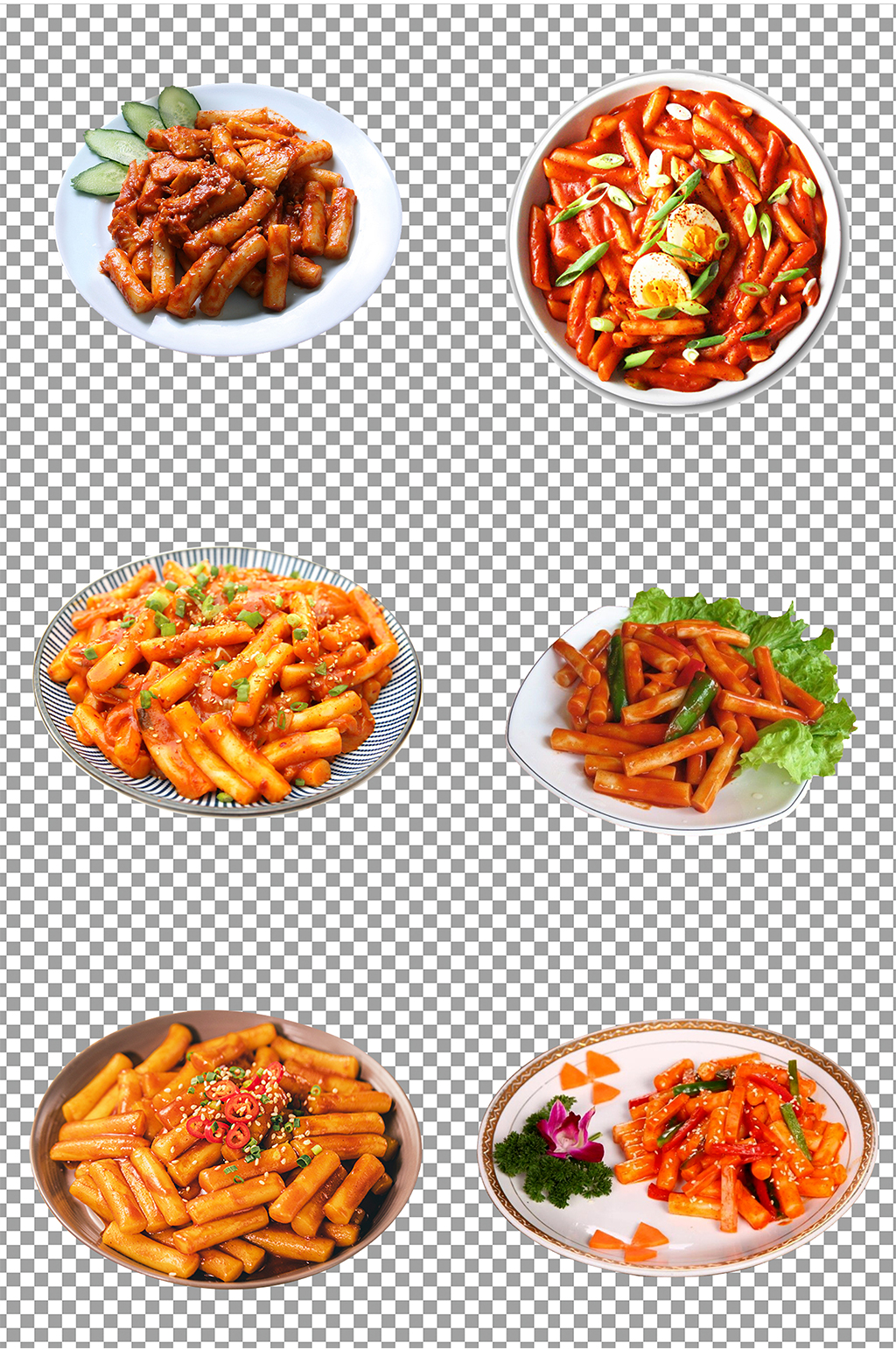炒年糕美食免扣素材素材