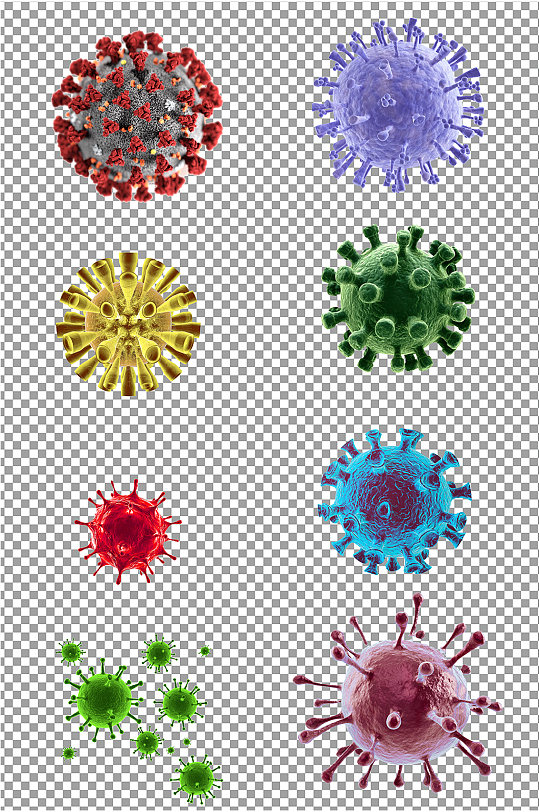 细菌图片免扣素材-众图网