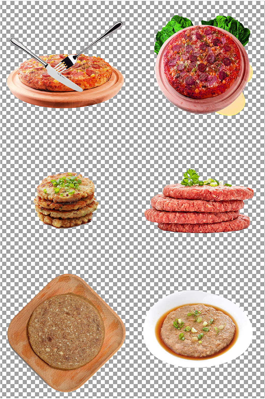 特色小吃肉饼素材素材