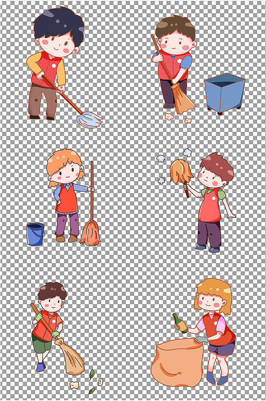 志愿者清洁打扫图片