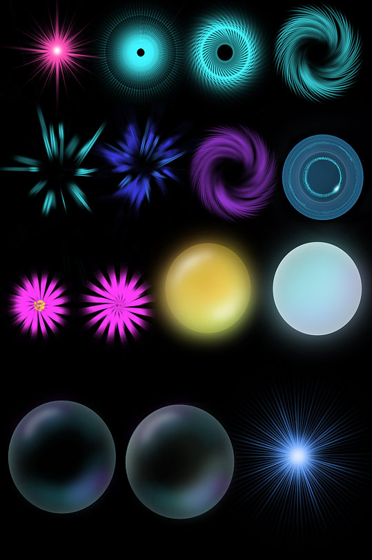 >发光游戏特效素材