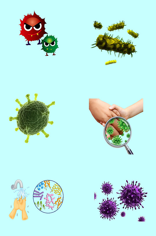 细菌病毒素材图片