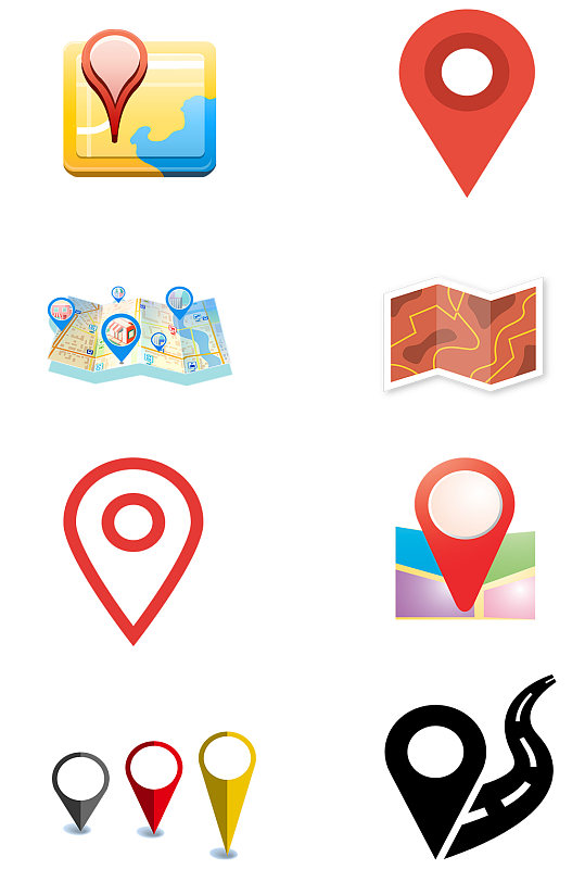 地图导航免扣素材-众图网