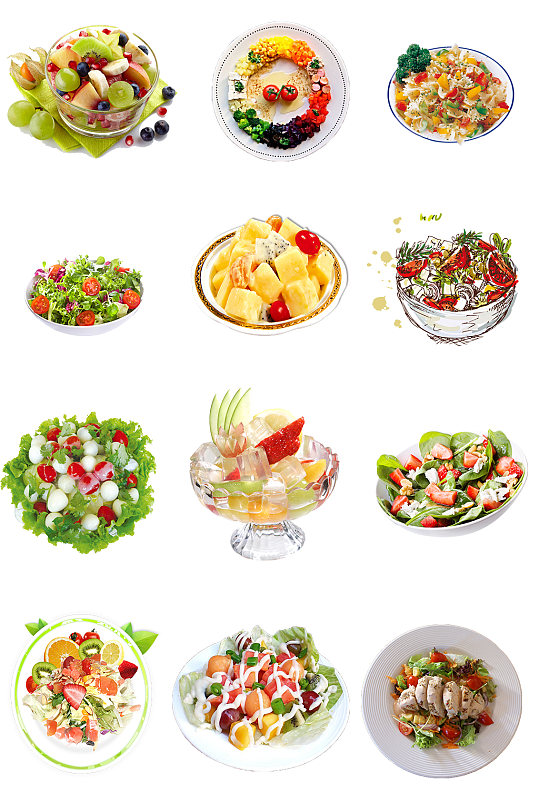 水果沙拉免扣素材