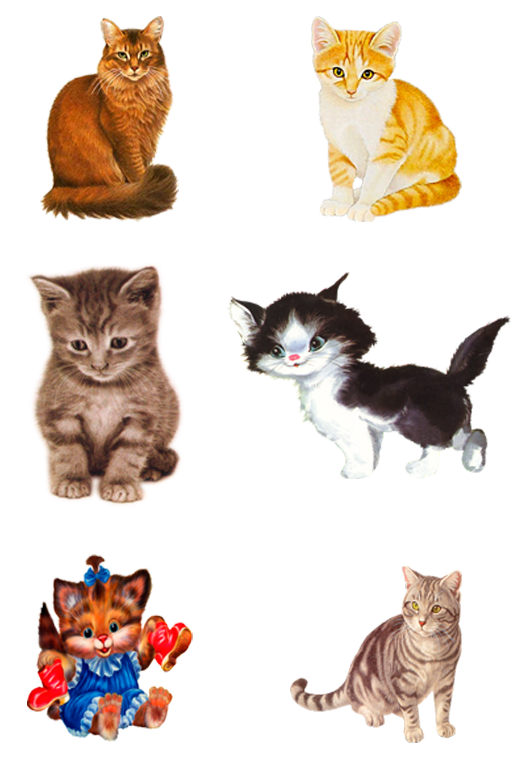 猫咪小猫免扣素材素材