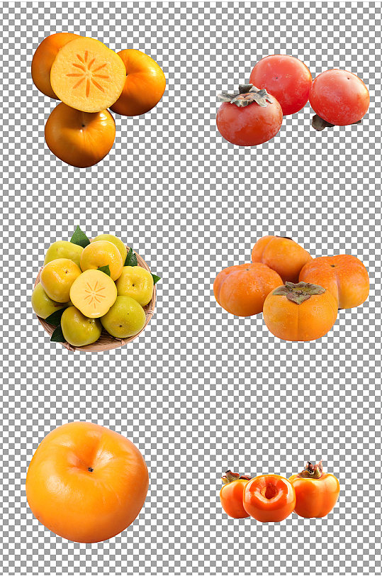 水果柿子图片素材