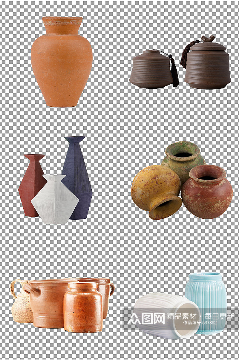 陶器陶罐免扣素材素材