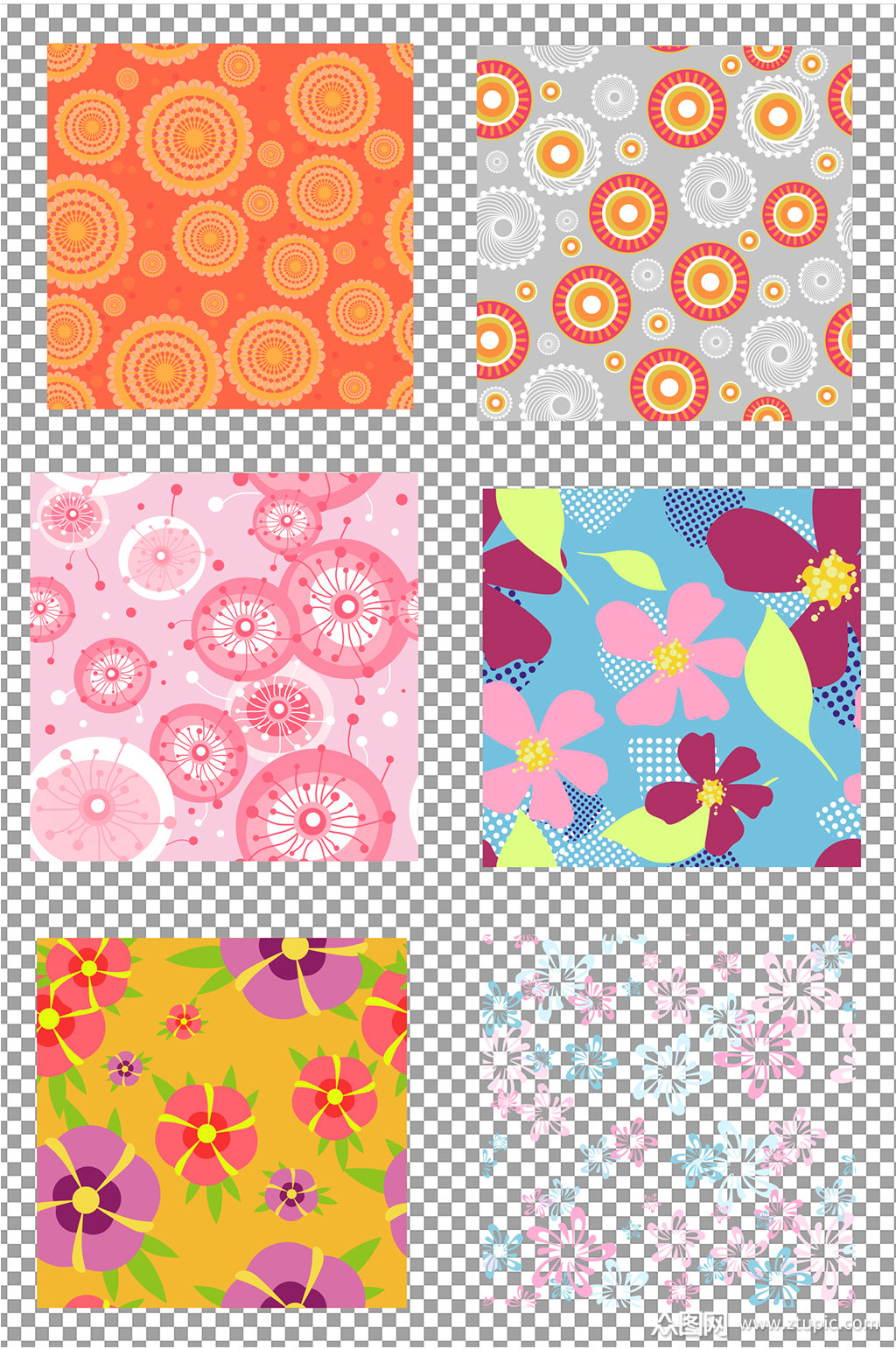 包装纸图案免扣素材