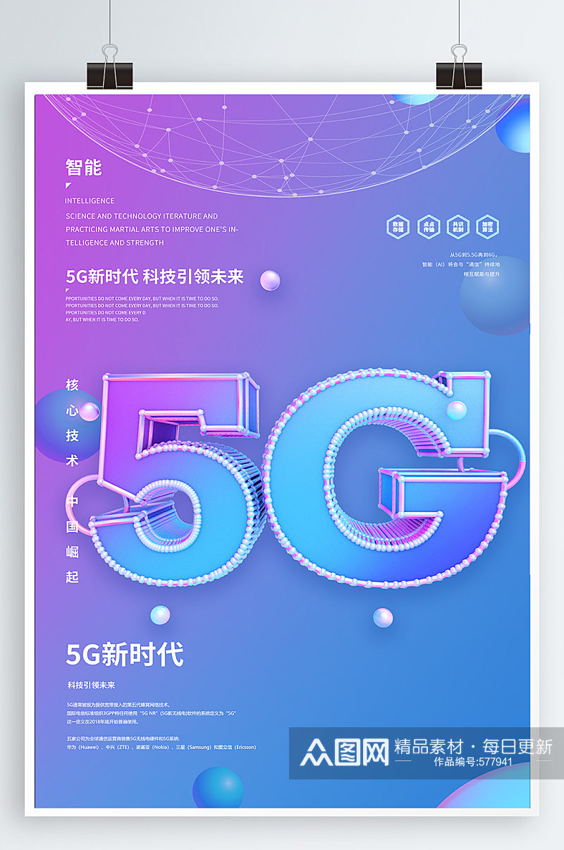 5G科技宣传海报素材