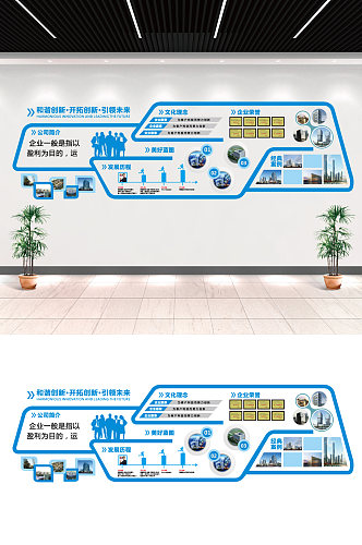 共创未来企业文化墙