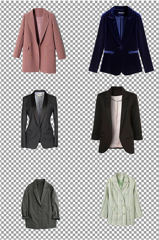 女士西装服装衣服素材-众图网