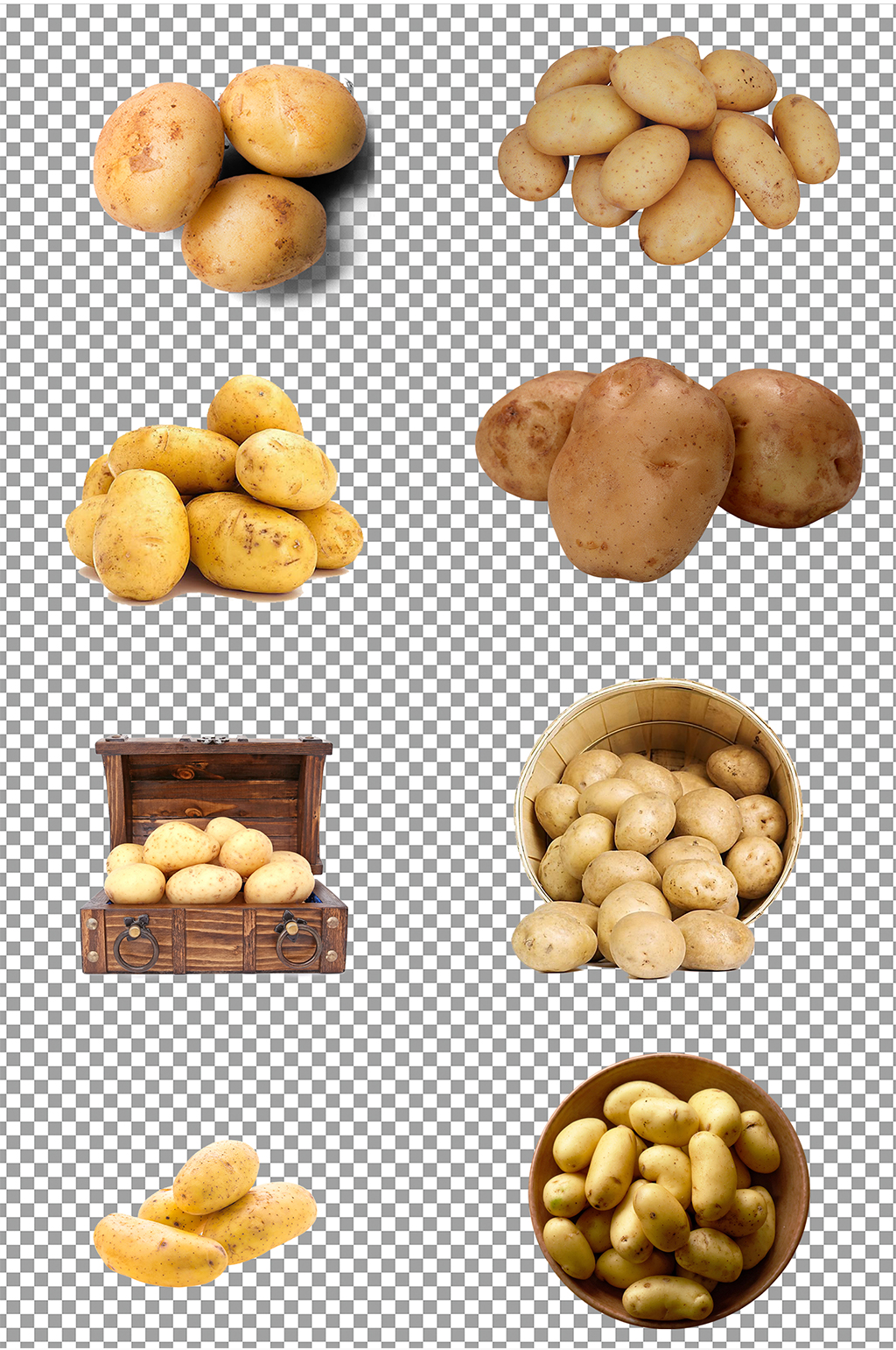 土豆蔬菜免扣素材素材