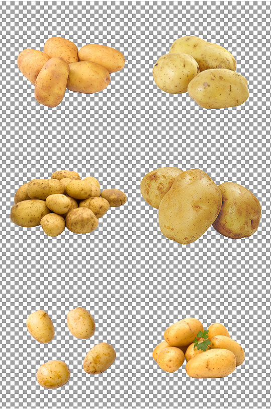 土豆蔬菜免扣素材