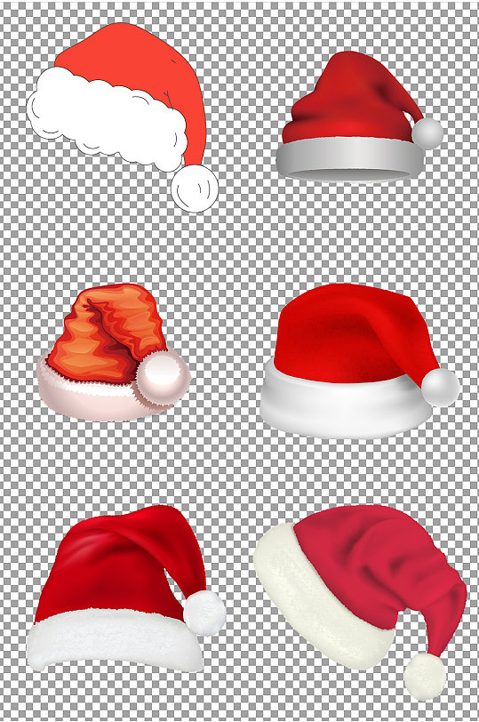 红色圣诞帽子素材