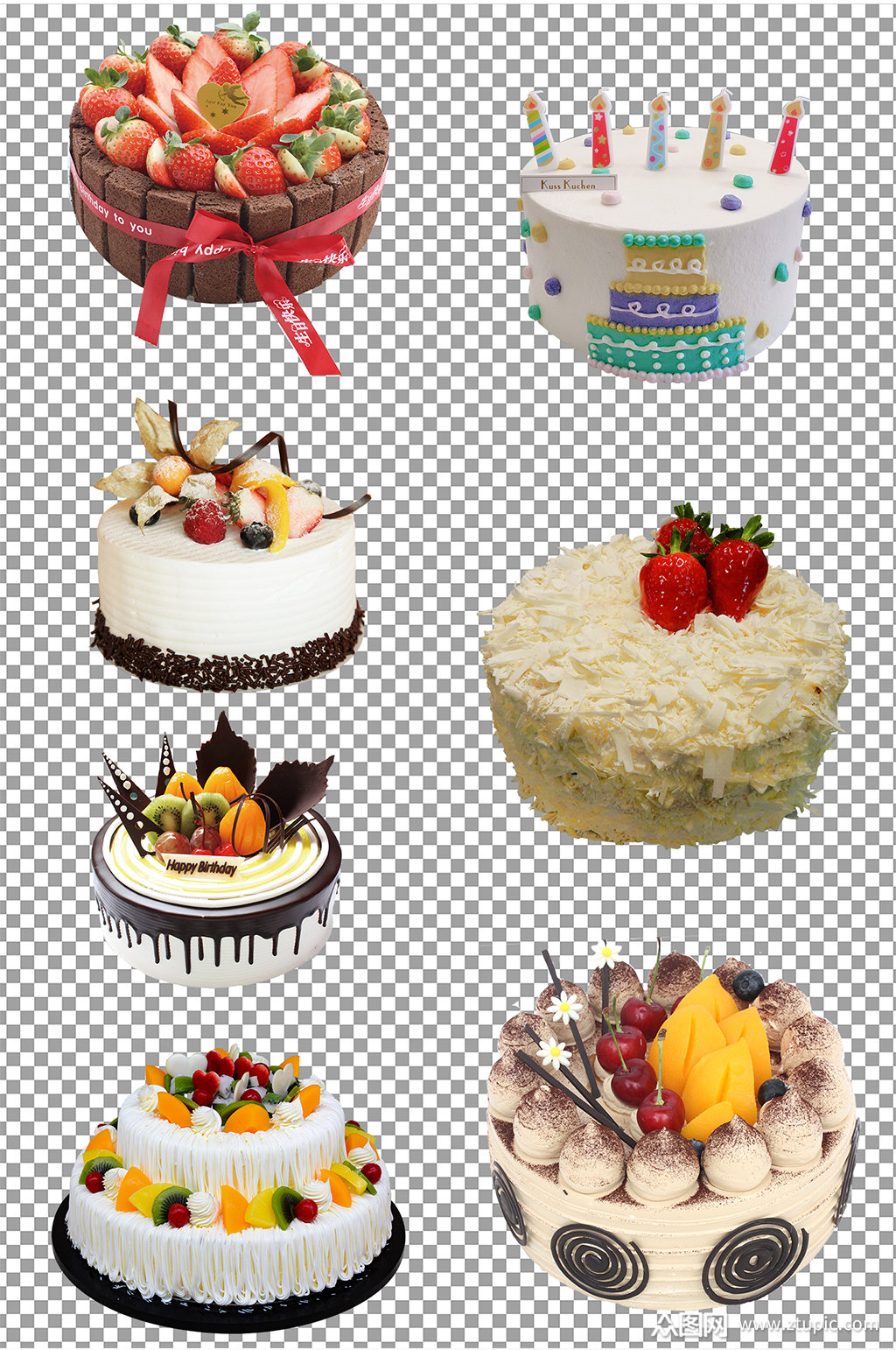 奶油蛋糕图片素材模板下载-编号905394-众图网