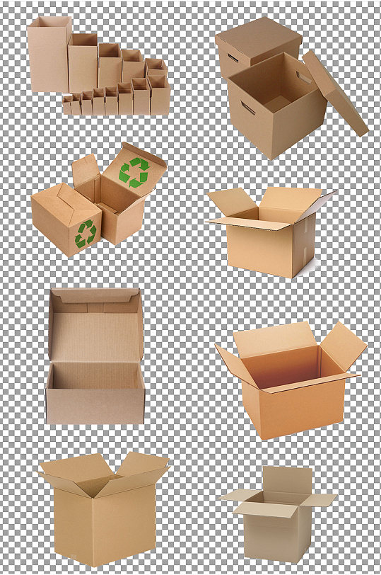 纸箱快递箱包装箱素材