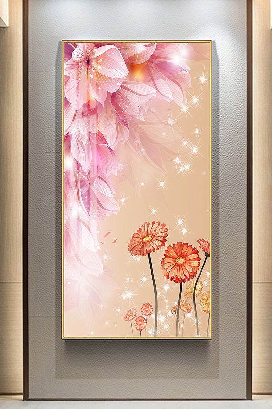 唯美高清玄关装饰画