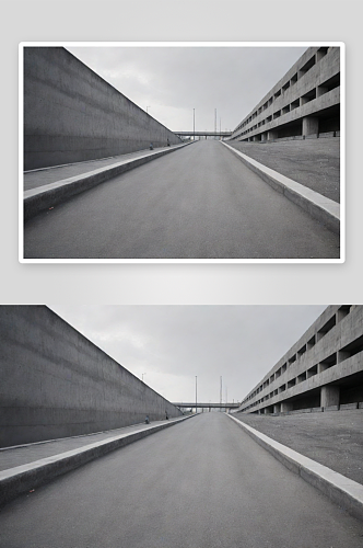 现代城市街道照片中的斜线元素