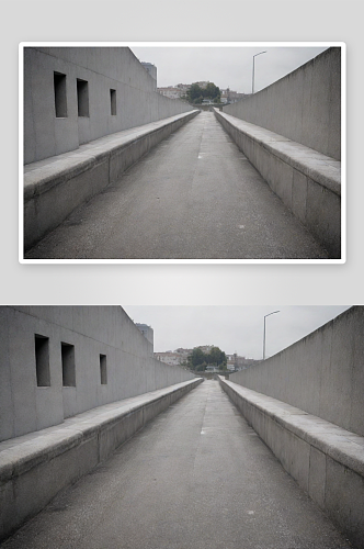 现代城市街道照片中的斜线元素