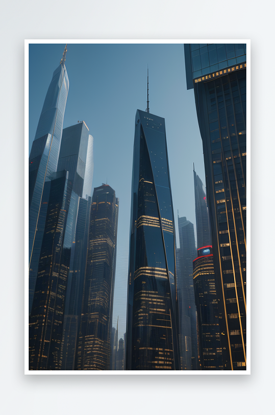 城市的极限摩天大楼提醒我们天空的无限
