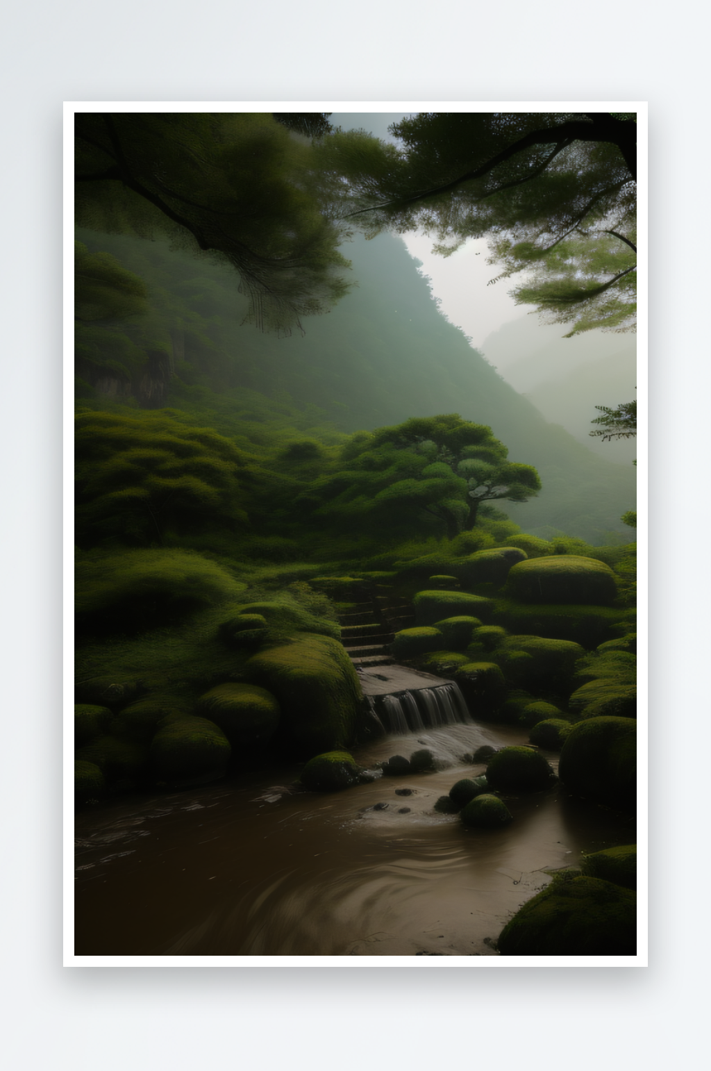 生机勃勃的武夷山茶叶的茂盛与青翠素材