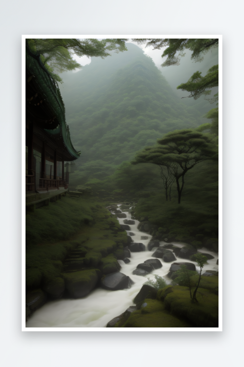 生机勃勃的武夷山茶叶的茂盛与青翠素材