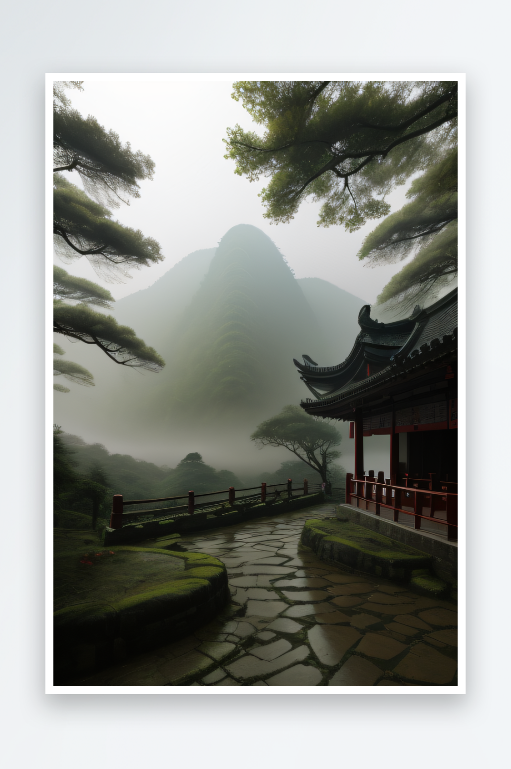 生机勃勃的武夷山茶叶的茂盛与青翠素材