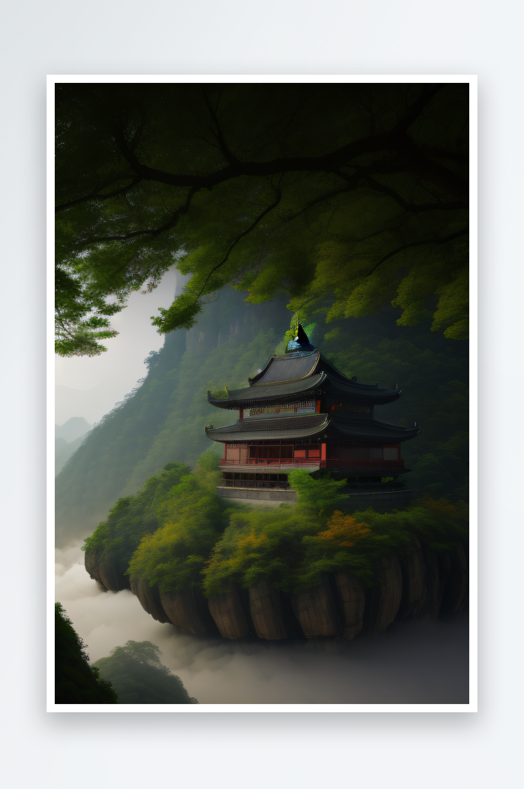 生机勃勃的武夷山茶叶的茂盛与青翠素材