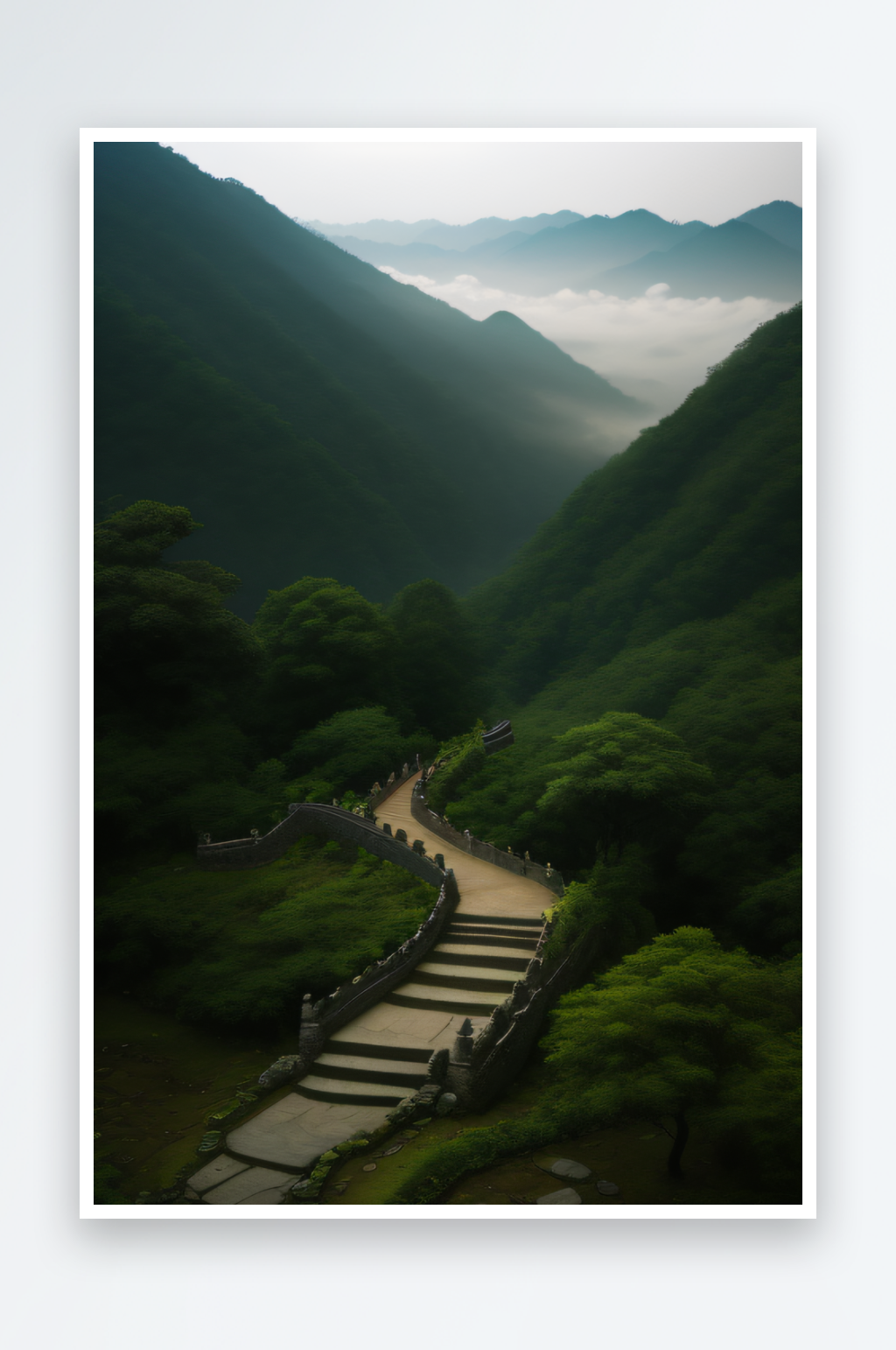生机勃勃的武夷山茶叶的茂盛与青翠素材