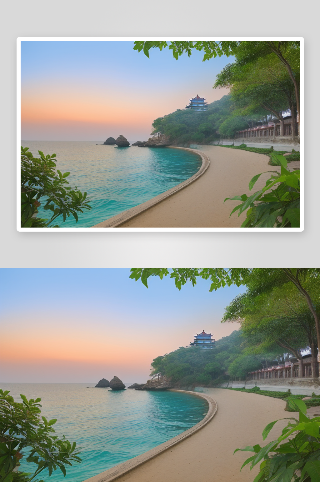 鼓浪屿静谧渔村中的诗意画卷素材