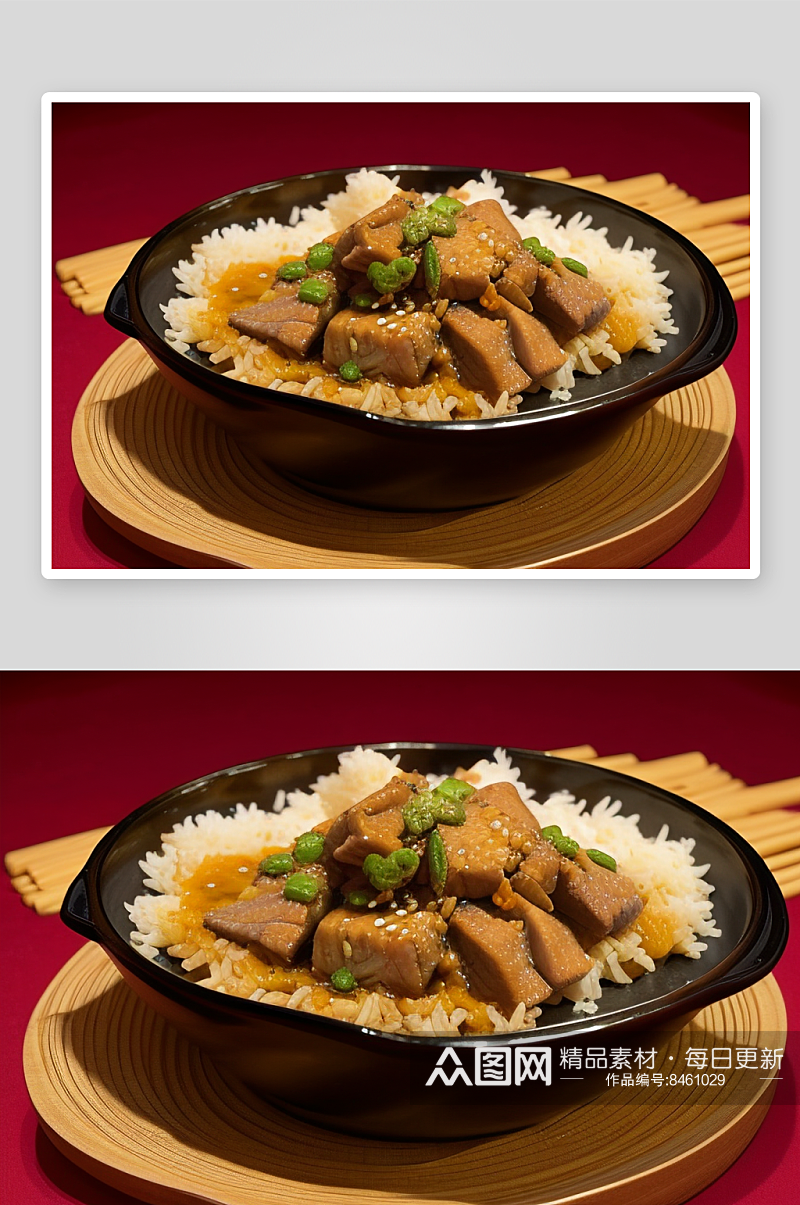 中式料理的独特烹调方法素材