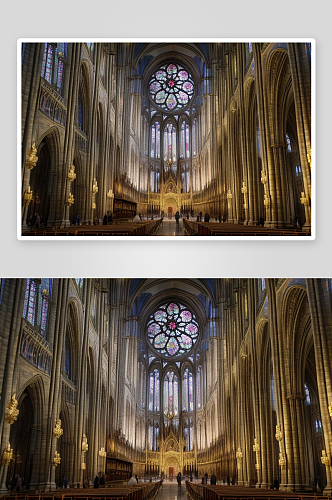 巴黎圣母院中世纪的宏伟之美