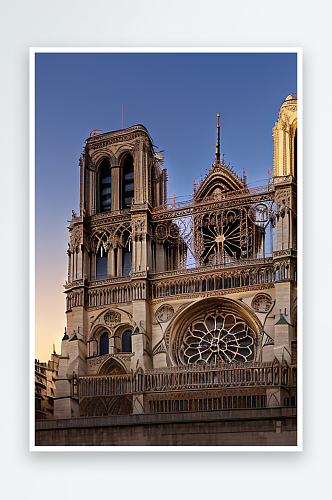 巴黎圣母院建筑师的杰作