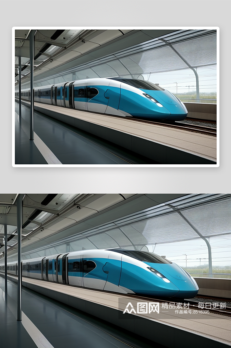 磁悬浮列车未来交通的革命素材