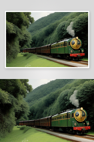 小火车快乐时光的铁路之旅