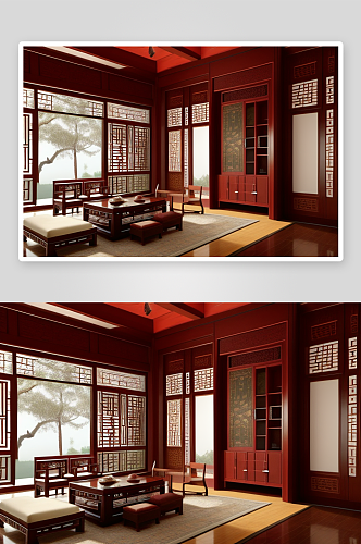 传统与现代中式客厅的时尚融合