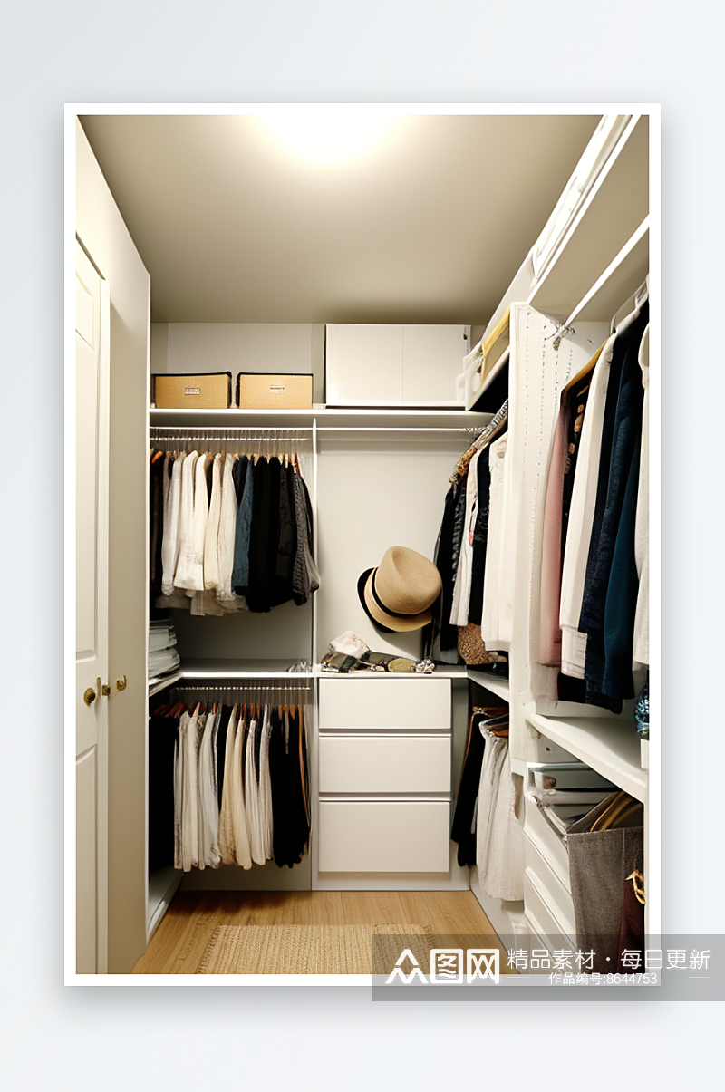 衣柜收纳攻略让你的衣物更加整洁素材