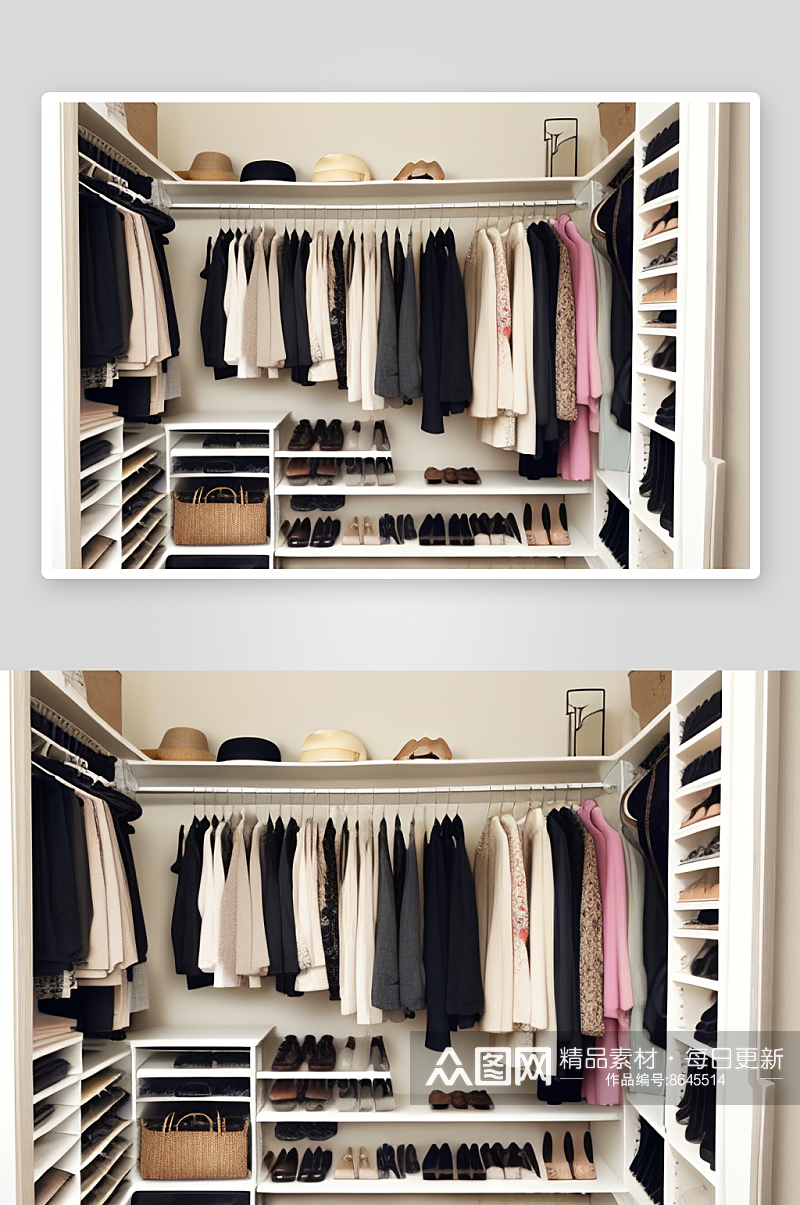 衣柜收纳小技巧让你的衣物更加整洁素材