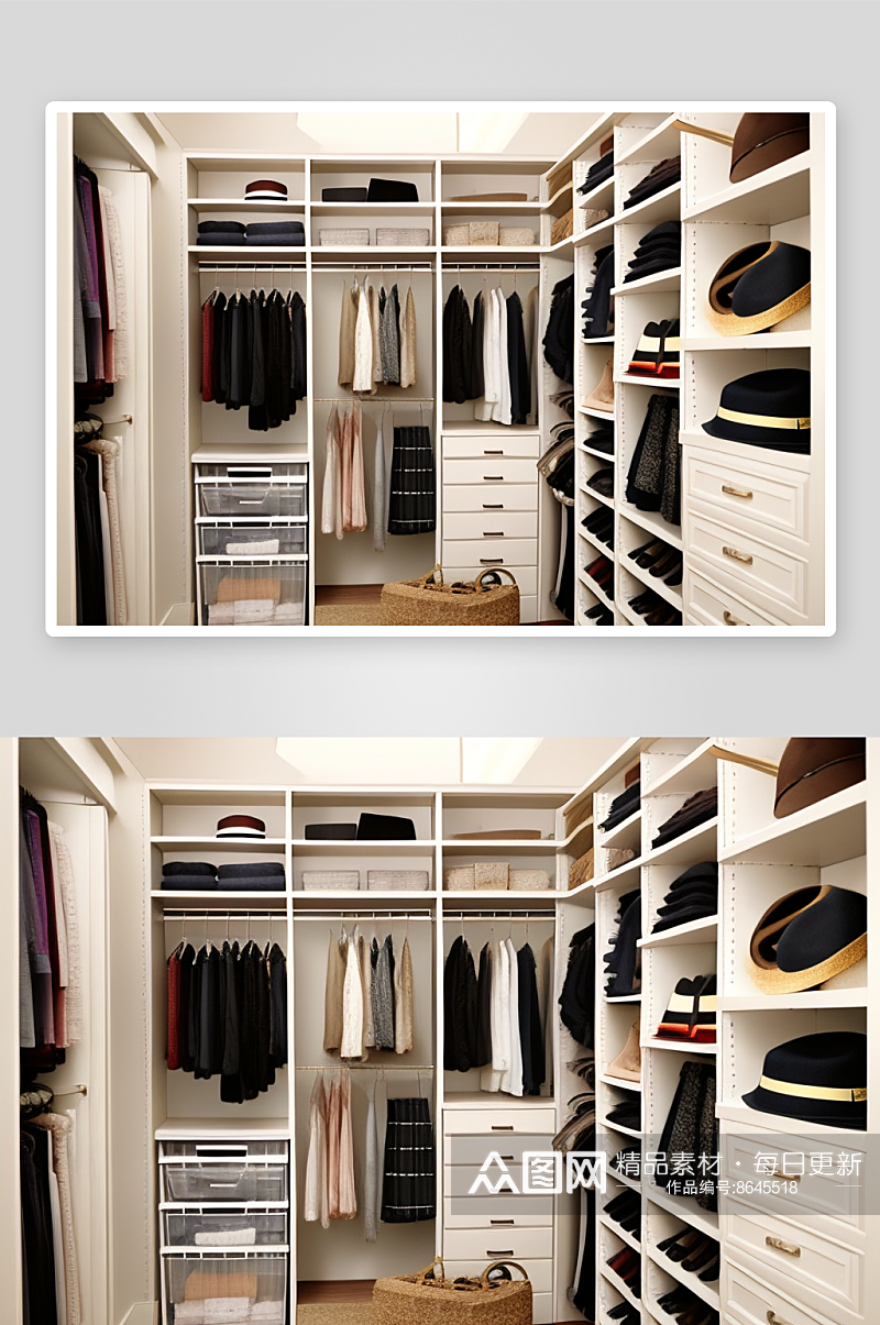 衣柜收纳小技巧让你的衣物更加整洁素材