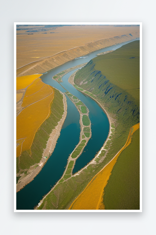黄河入海流的自然奇观