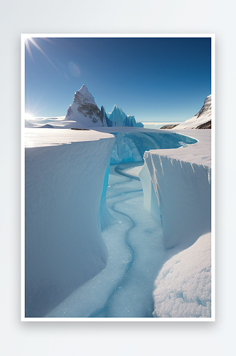 南极冰川的生态环境