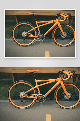 橘红色自行车的真实记录