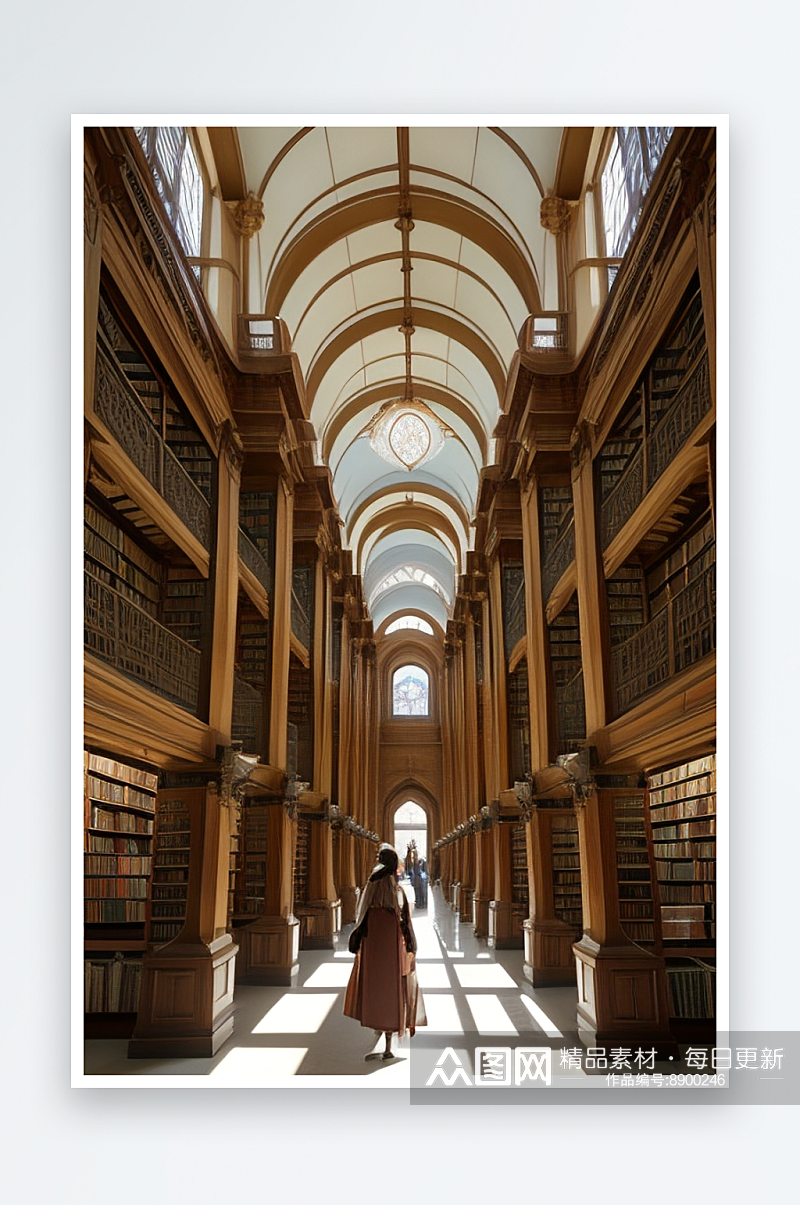 亚历山大古图书馆的建筑风格与特色素材