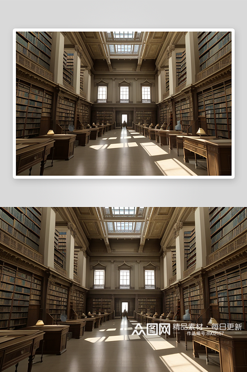 埃及亚历山大古图书馆的建筑影响与地位素材