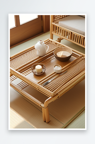 日本原木风格桌椅感受自然之美