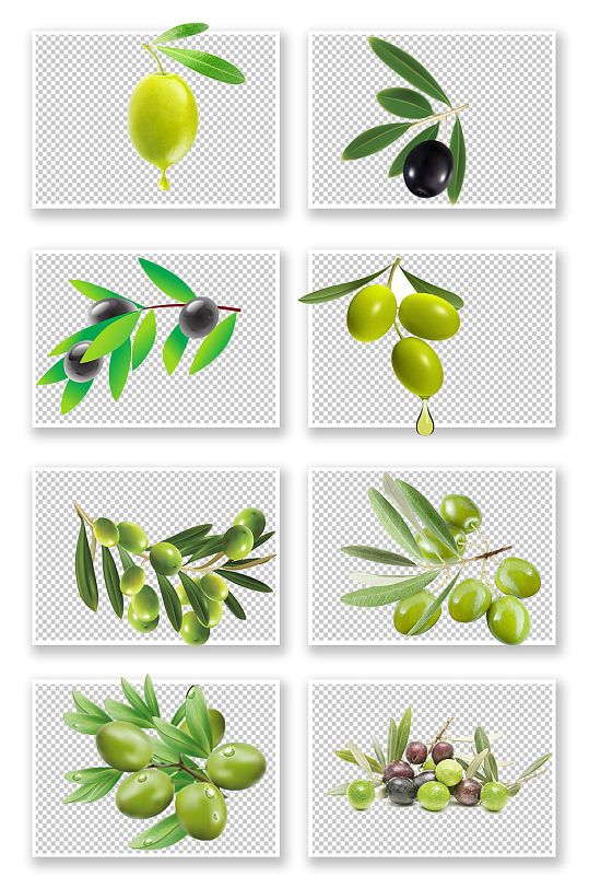 橄榄果子png元素