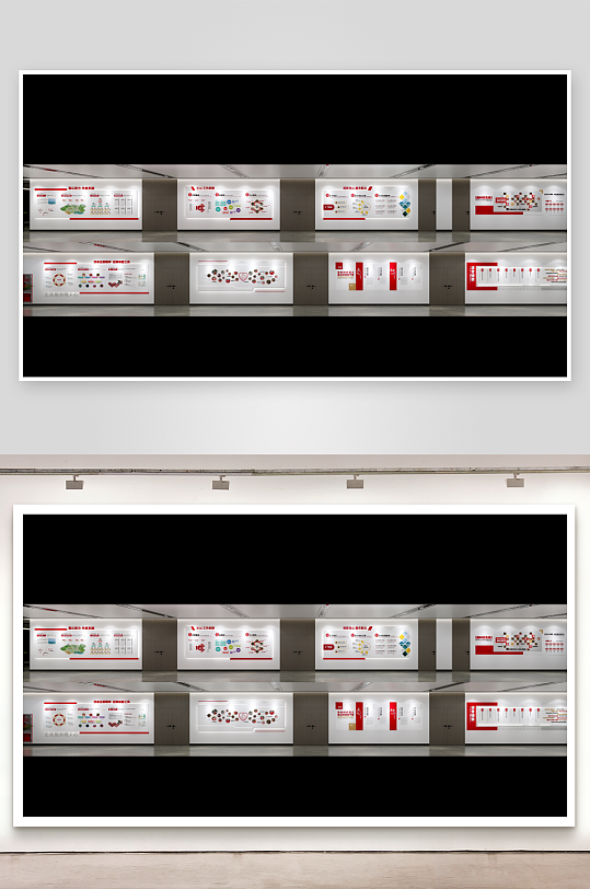 社区文化长廊党建-众图网
