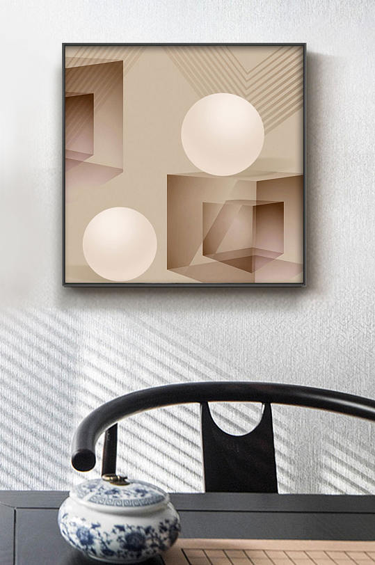 新中式方形装饰画