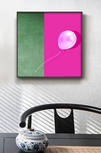创意放飞气球精美装饰画