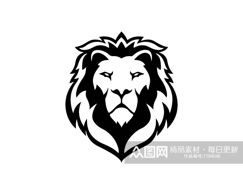 狮子创意logo标志素材素材
